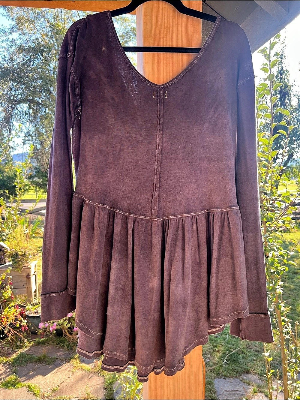 Free People Brown Mini Dress Like New - Picture 2 of 4
